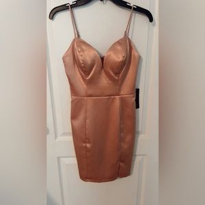 Homecoming dress, never worn, baby pink, size 3/small